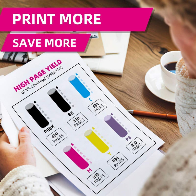 IN INTACTECH Intactech PGI-280 XXL CLI-281 XXL Compatible Ink Cartridges Replacement for Canon 280 281 Work with Pixma TS9120 TS6120 TS6220 TS8120 TR8520 TR7520 TS8220 TS9521C (5-Pack, PGBK/BK/C/M/Y) - Image 5